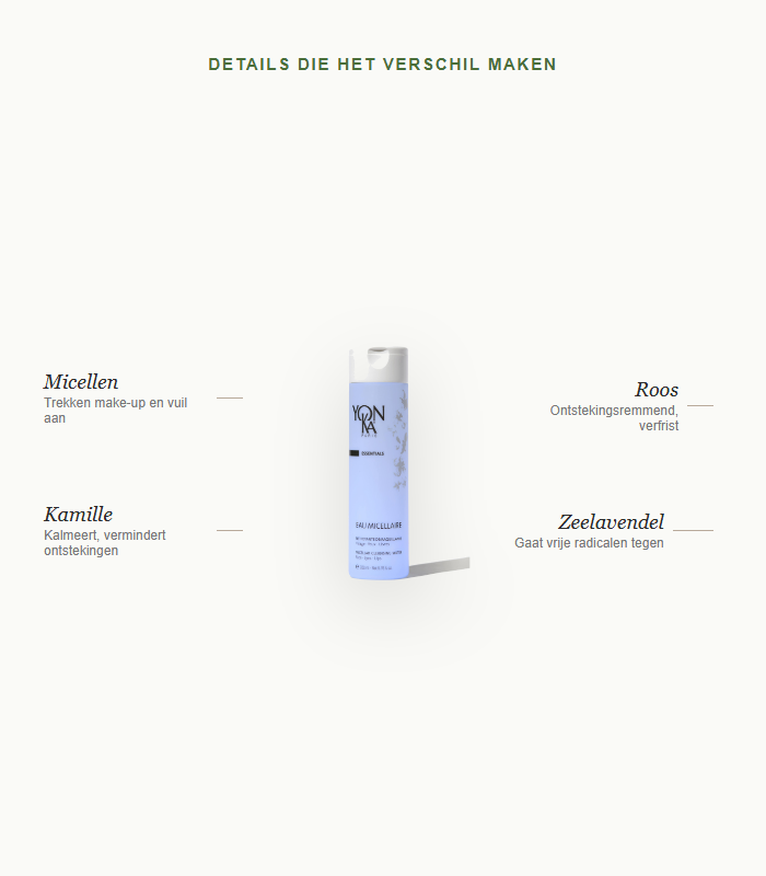 Details die het verschil maken - Eau Micellaire