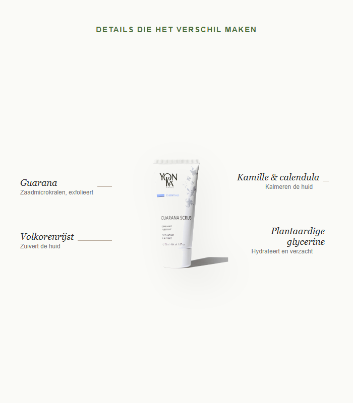 Details die het verschil maken - Guarana Scrub