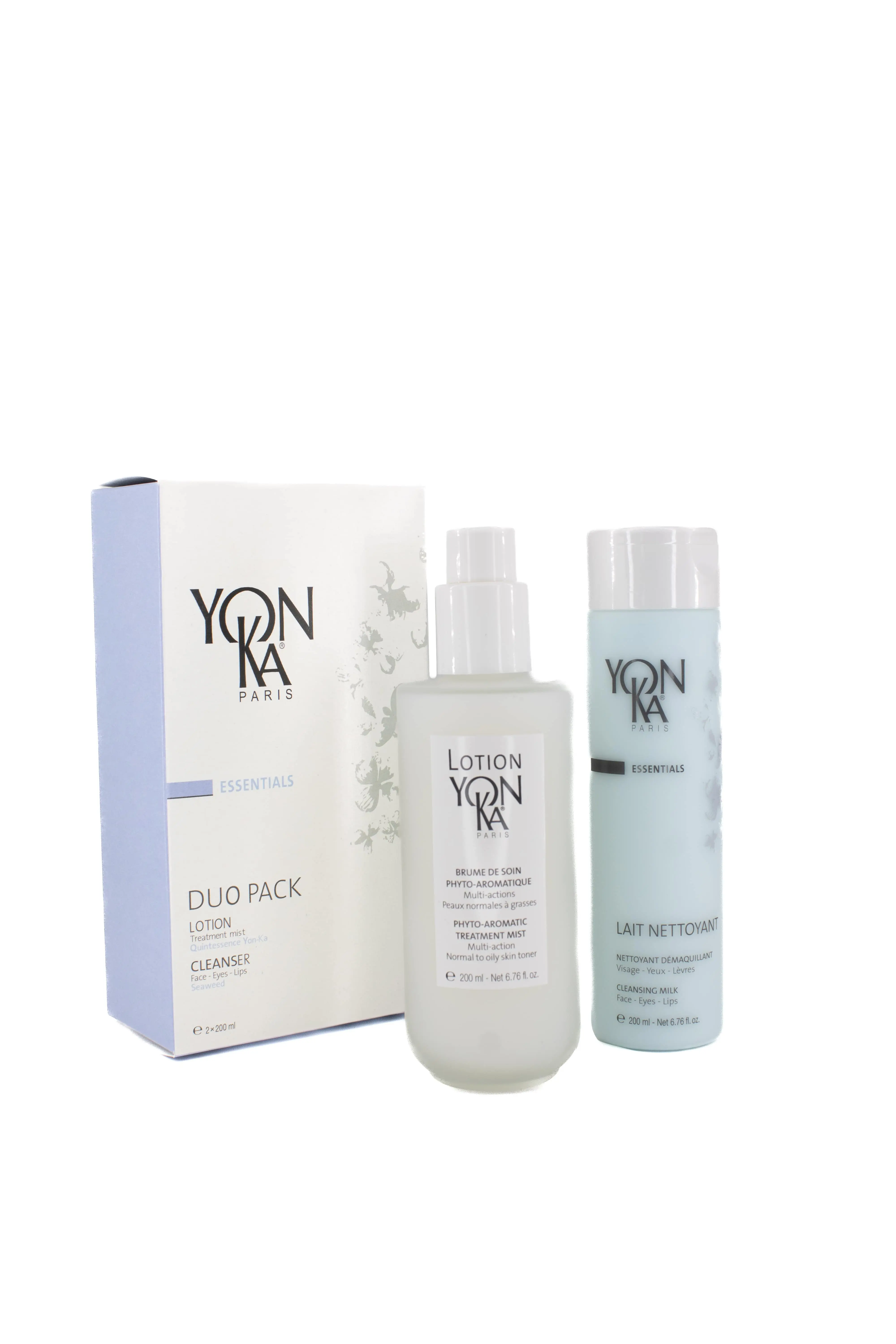 Yon-Ka Duo Pack Essentials Lotion PNG + Lait Nettoyant Abonnement